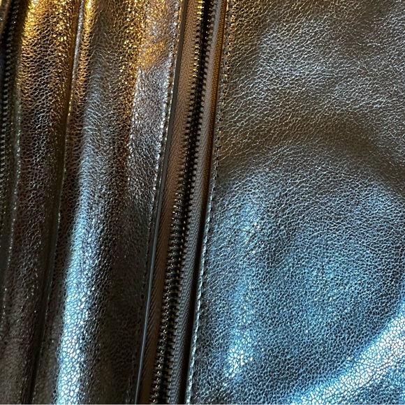 Tory Burch Gold Metallic Clutch Wristlet/Shoulder Bag - Picture 4 of 6